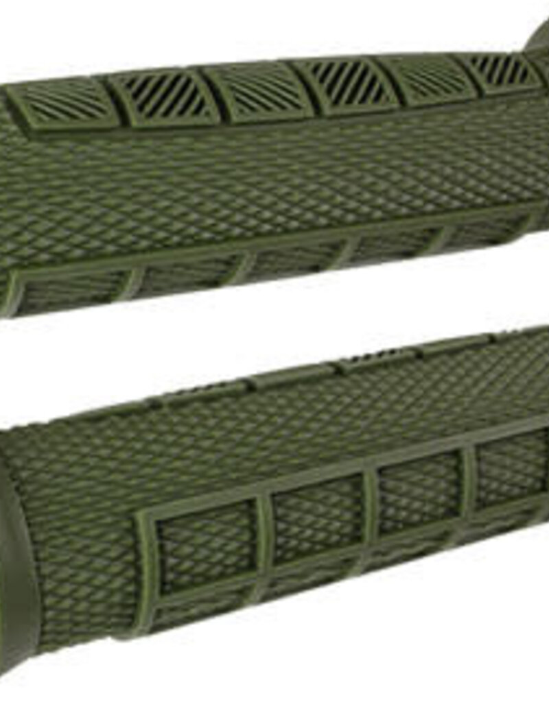 ODI ODI Elite Pro V2.1 Grips - Green/Black, Lock-On