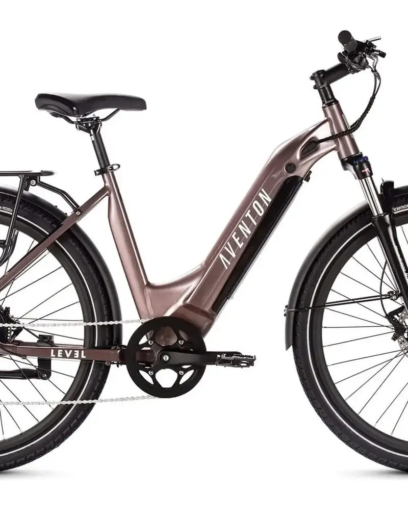 Aventon Recertified Level1 Step-Thru eBike, S/M, Rose Gold
