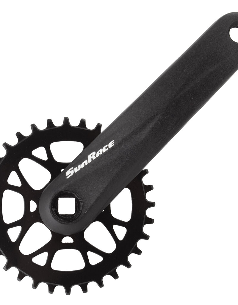 SUNRACE Crankset FCM40U 175x32t Square Taper, Black