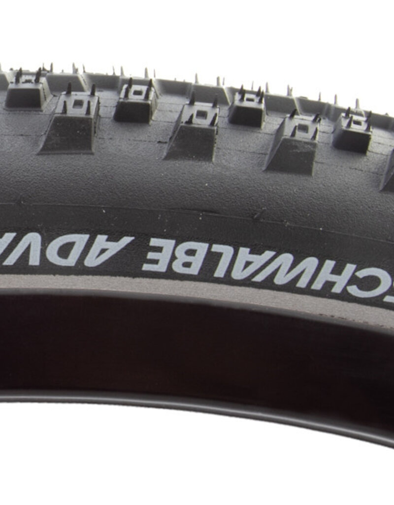 Schwalbe 27.5x2.6 (65-584) Schwalbe Advancer Hybrid SUV Tire, Black-Reflex, Green Compound, Wire, 27.5+