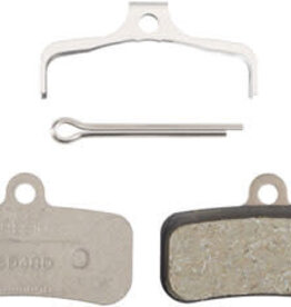 Shimano Shimano D03S-RX Disc Brake Pad and Spring - Resin Compound, Stainless Steel Back Plate, One Pair