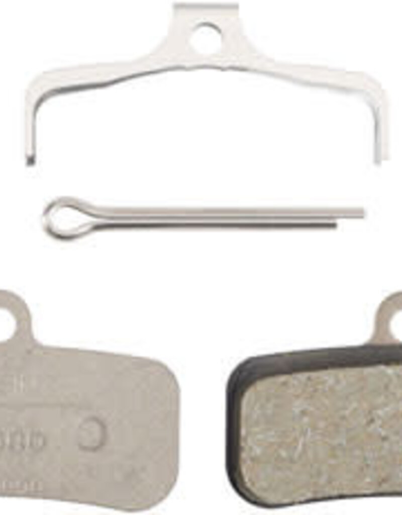 Shimano Shimano D03S-RX Disc Brake Pad and Spring - Resin Compound, Stainless Steel Back Plate, One Pair