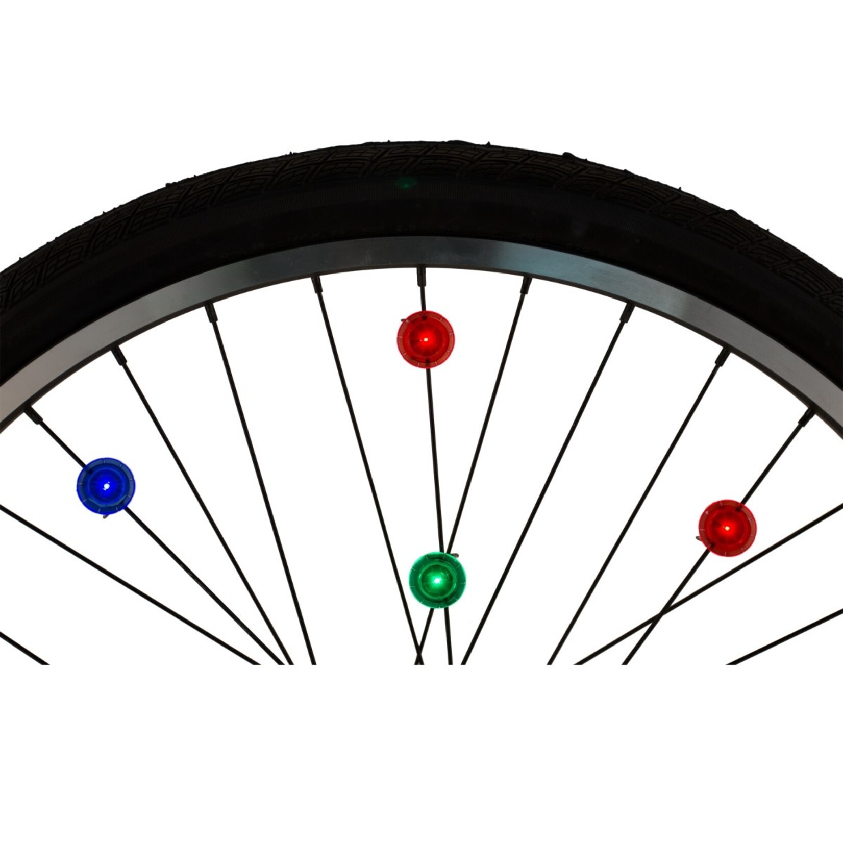 See'Em LED Mini Spoke Lights - 4 Pack - Assorted