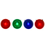 See'Em LED Mini Spoke Lights - 4 Pack - Assorted