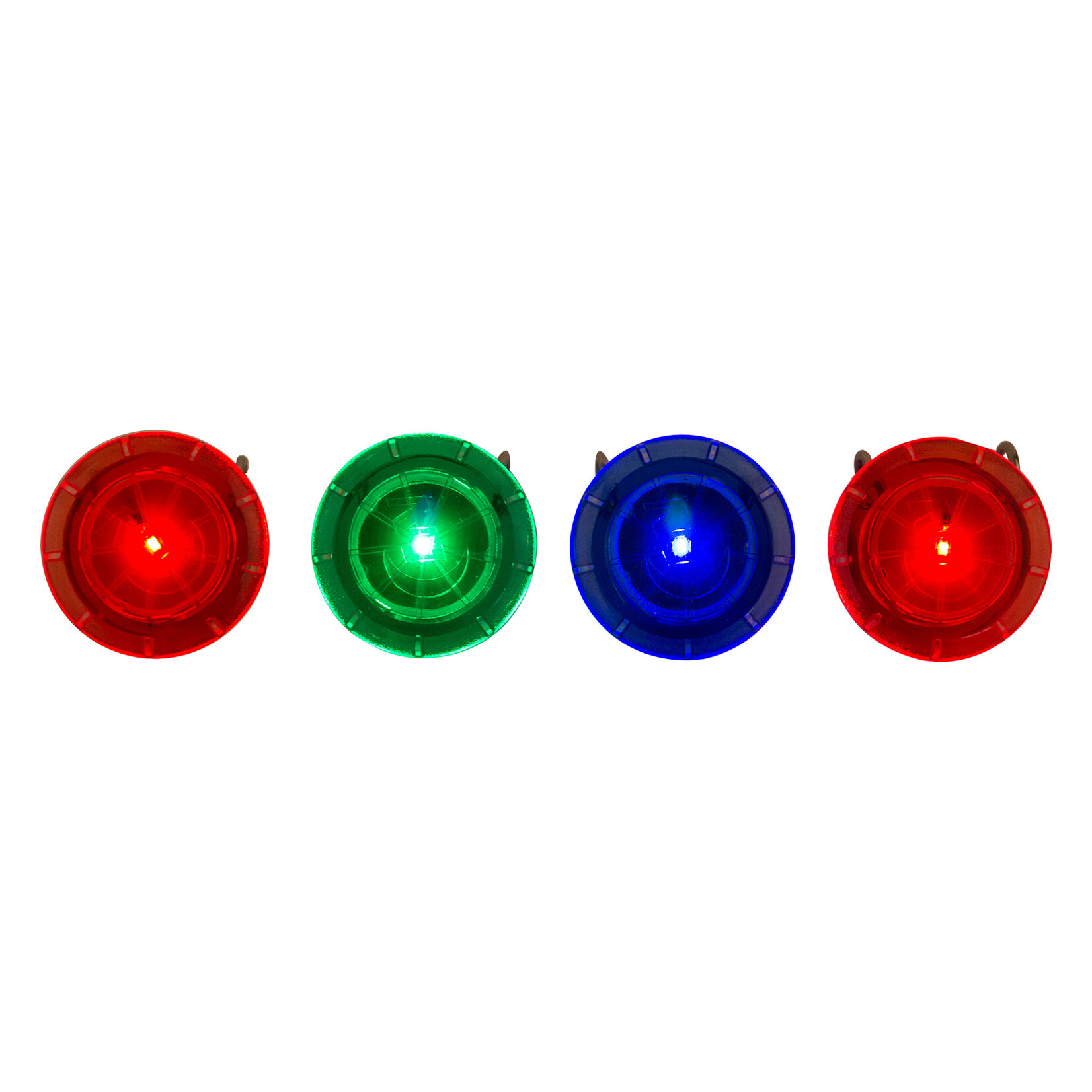 See'Em LED Mini Spoke Lights - 4 Pack - Assorted
