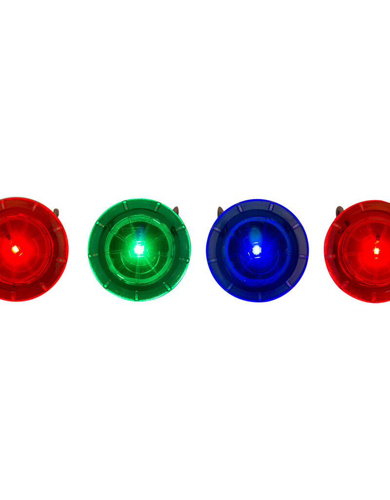 See'Em LED Mini Spoke Lights - 4 Pack - Assorted