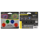 See'Em LED Mini Spoke Lights - 4 Pack - Assorted