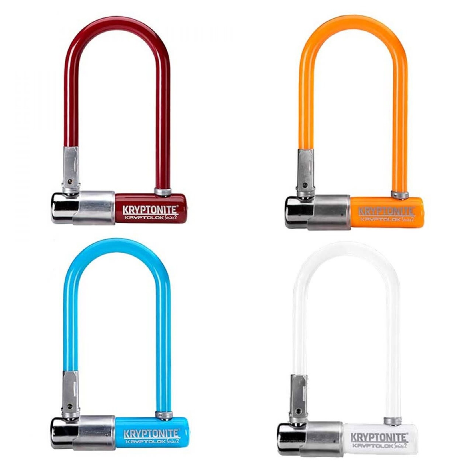 Kryptonite Kryptonite Krypto Series 2 Mini-7 U-Lock - 3.25 x 7", Keyed, Includes bracket