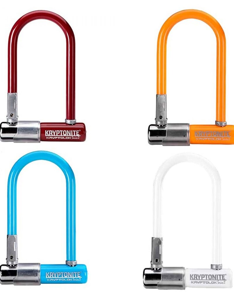 Kryptonite Kryptonite Krypto Series 2 Mini-7 U-Lock - 3.25 x 7", Keyed, Includes bracket