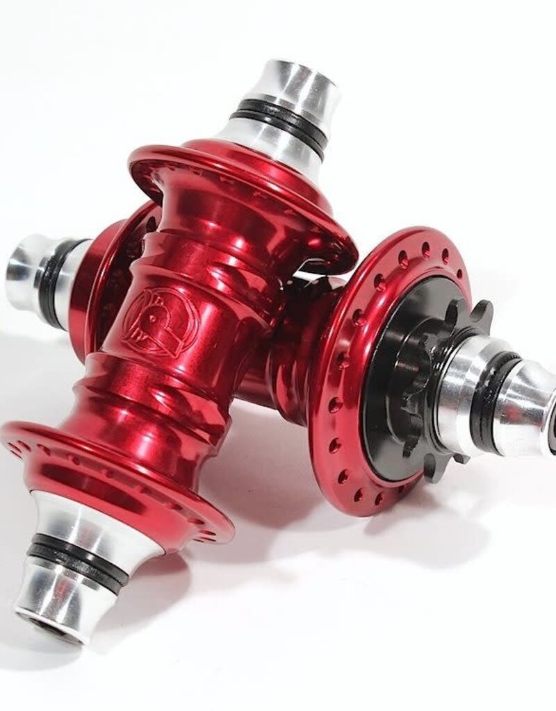 Profile Racing Profile Racing Mini BMX Hub Set, 36 Hole 14mm/3/8" Axles Chromoly Cassette