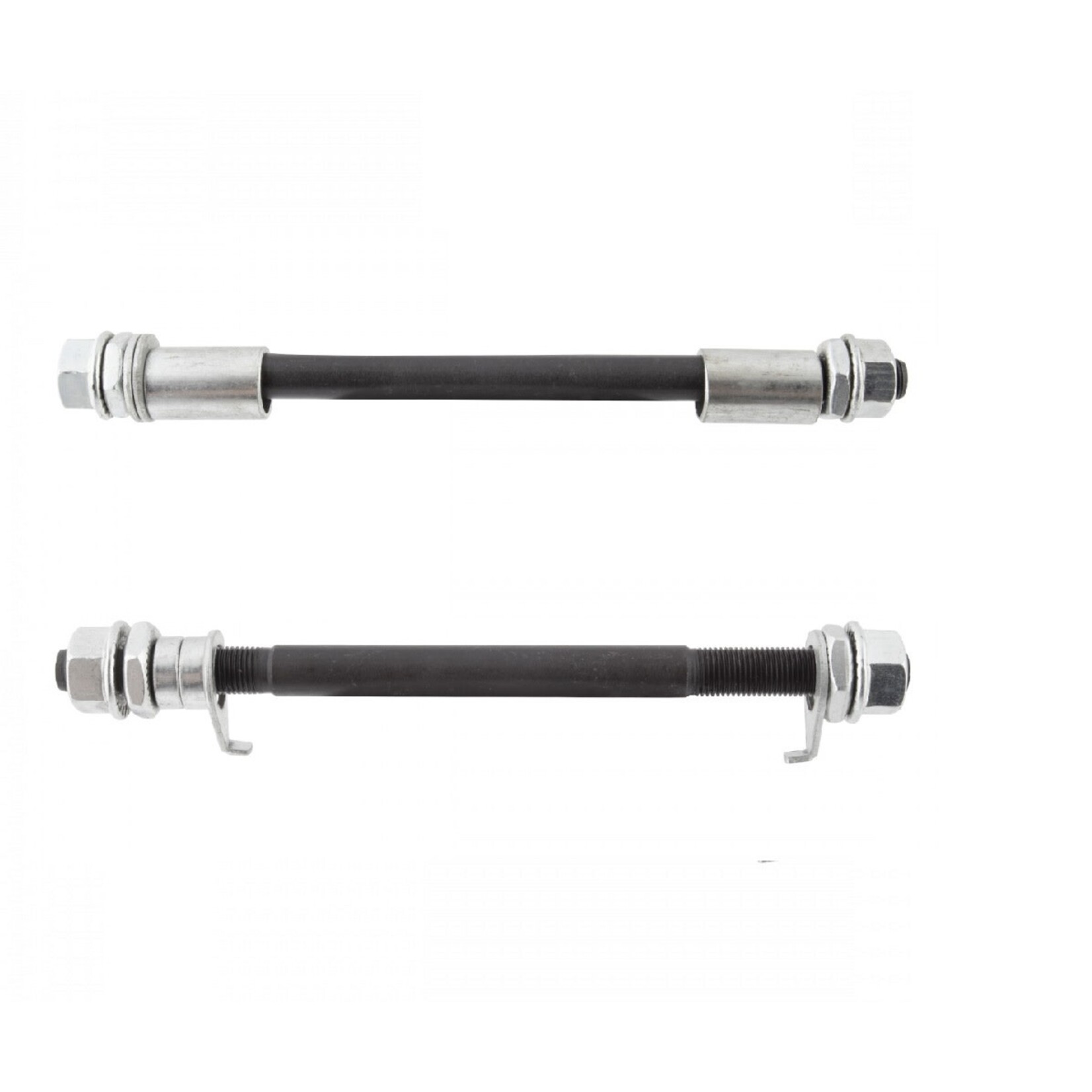 Motorbike Axle Set, Front and Rear, 3/8" for Mag Wheels 135x180mm, 100x155mm