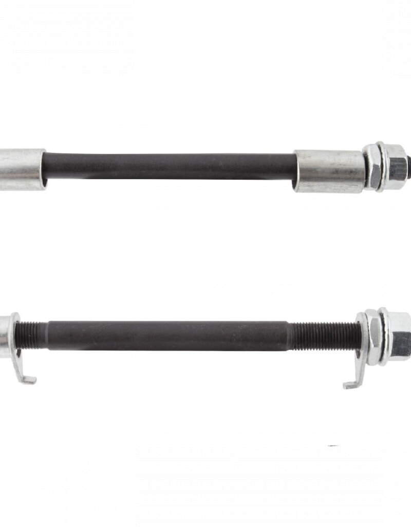 Motorbike Axle Set, Front and Rear, 3/8" for Mag Wheels 135x180mm, 100x155mm