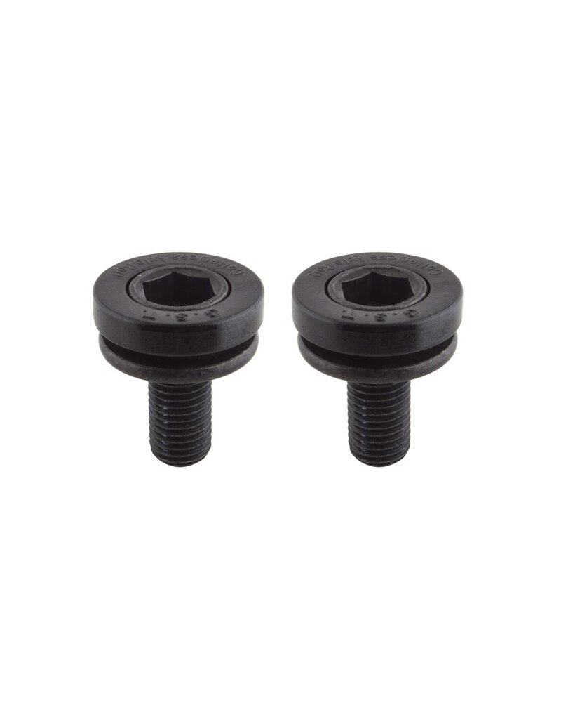 Crank Bolts, Rust-Shield, M8x16mm, Black, Pair
