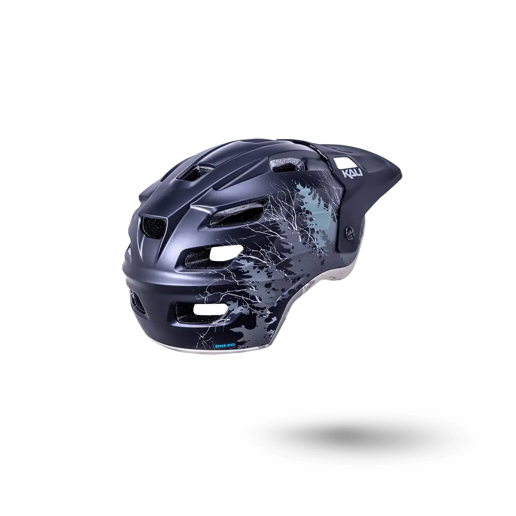 Kali Protectives Maya 3.0 Artist Series Helmet, Black Forrest Matte, L/XL