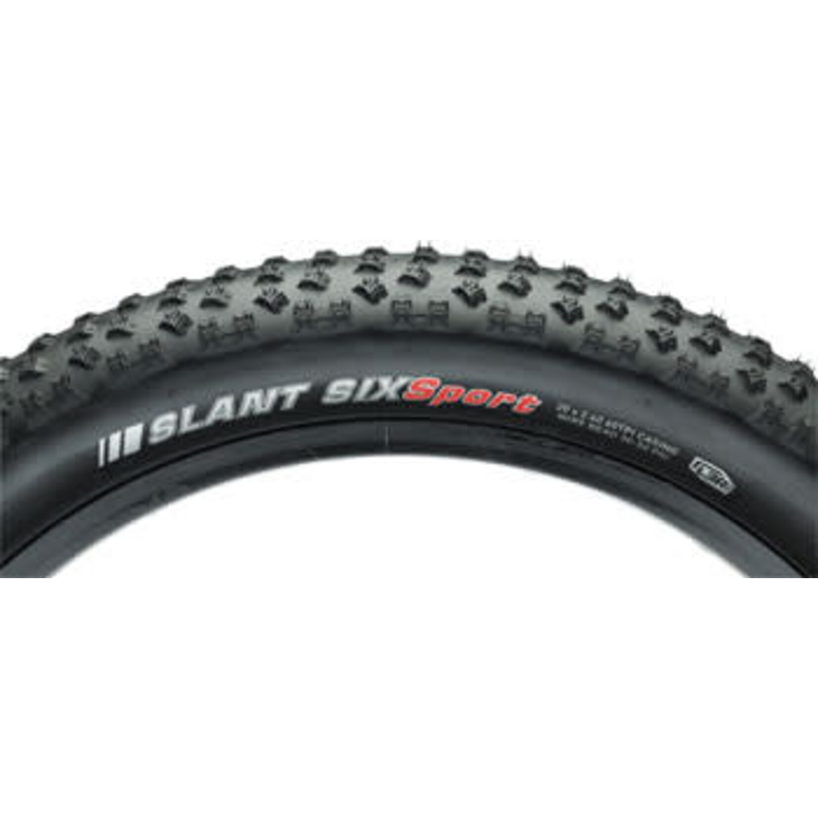 Kenda 20x2.6 Kenda Slant 6 Tire, Clincher, Wire, Black
