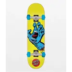 Santa Cruz Skateboard, Screaming Hand, Yellow, Complete