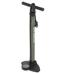 Topeak Joeblow Mtn II Floor Pump Steel Barrel, Plastic Base, 60psi 4bar, 3.5 Gauge, Twinhead