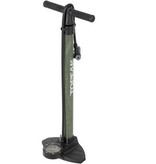 Topeak Joeblow Mtn II Floor Pump Steel Barrel, Plastic Base, 60psi 4bar, 3.5 Gauge, Twinhead