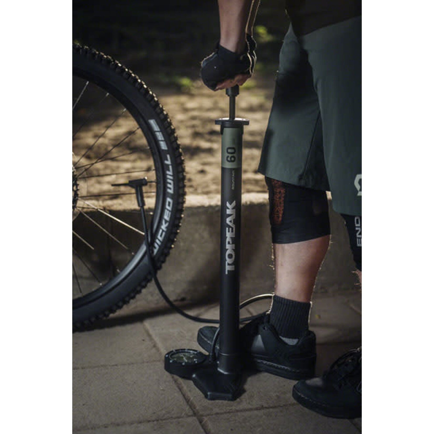 Topeak Topeak JoeBlow Mountain EX Floor Pump, 60psi