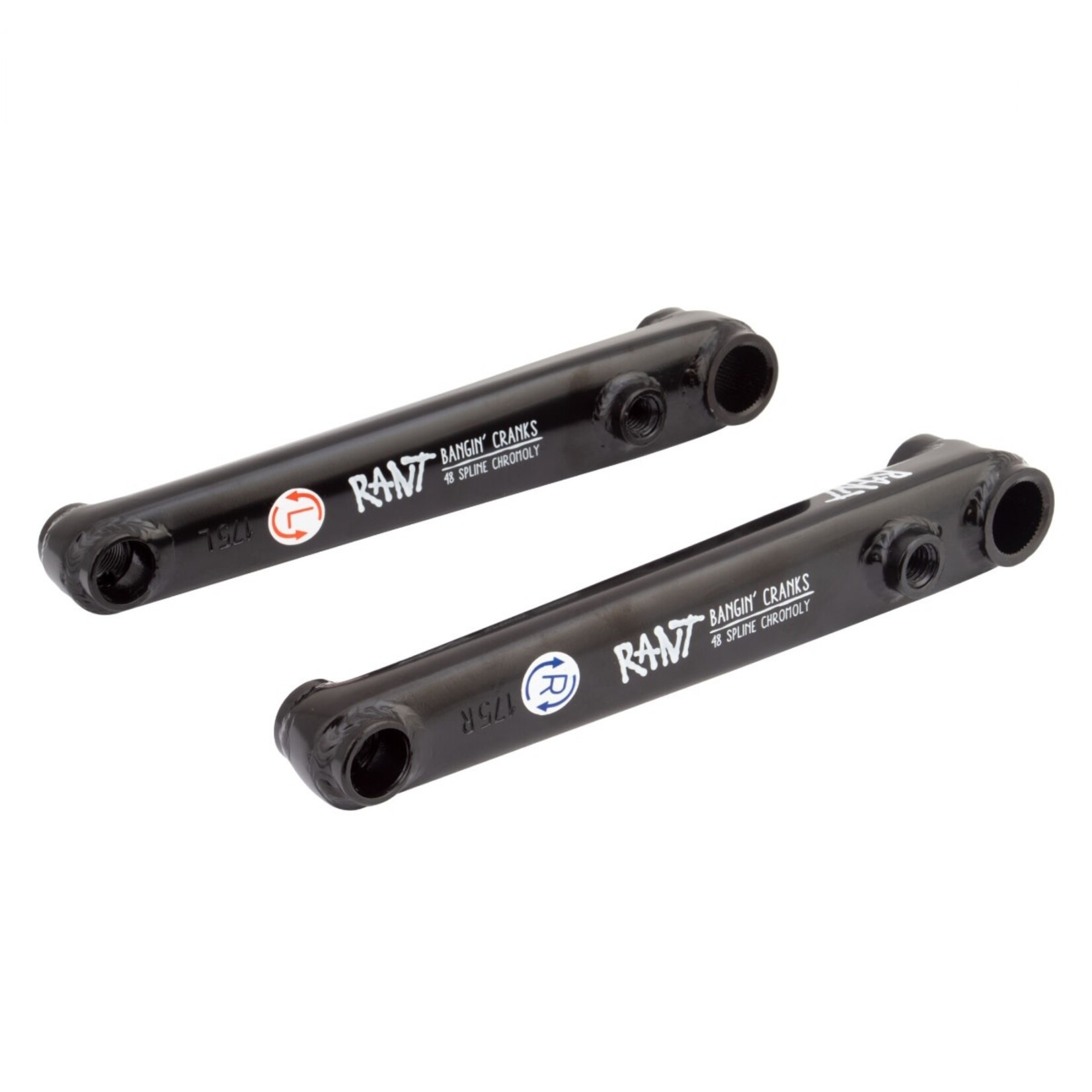 RANT BANGIN 48 Cranks RHD/LHD 175mm, 19mm, 48-Spline CROMO Black