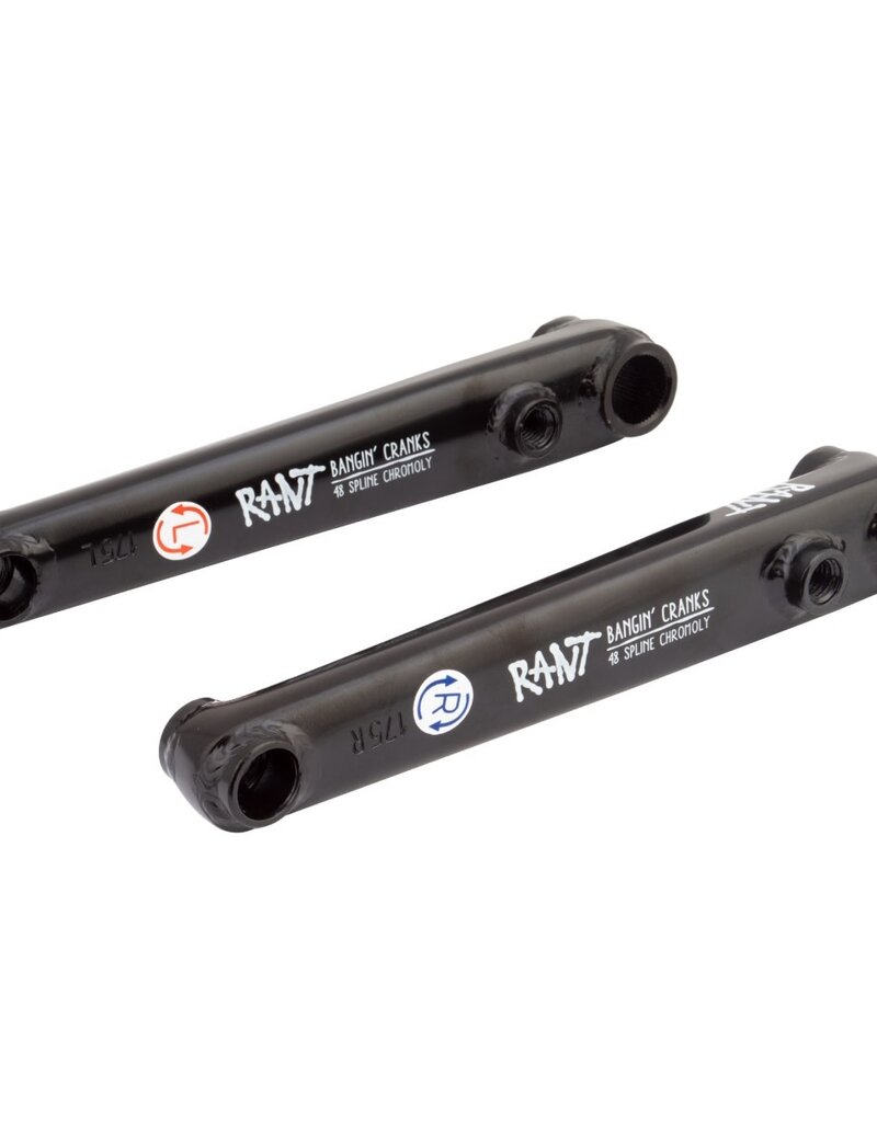RANT BANGIN 48 Cranks RHD/LHD 175mm, 19mm, 48-Spline CROMO Black