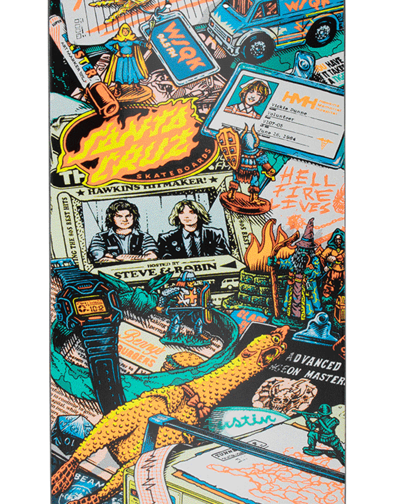 Santa Cruz Stranger Things Season 5 8.5in x 32.2in Santa Cruz Deck