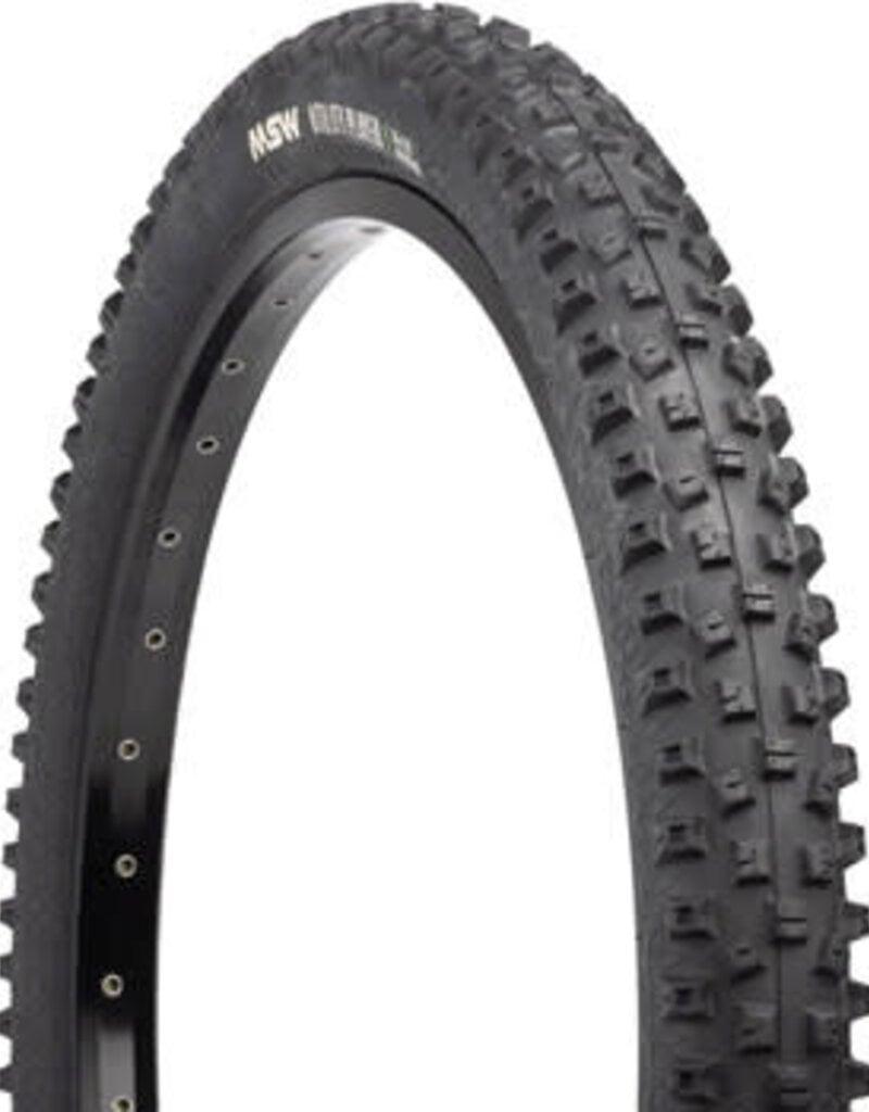 MSW 26x2.25 MSW Utility Player Tire, Black, Rigid Wire Bead, 33tpi