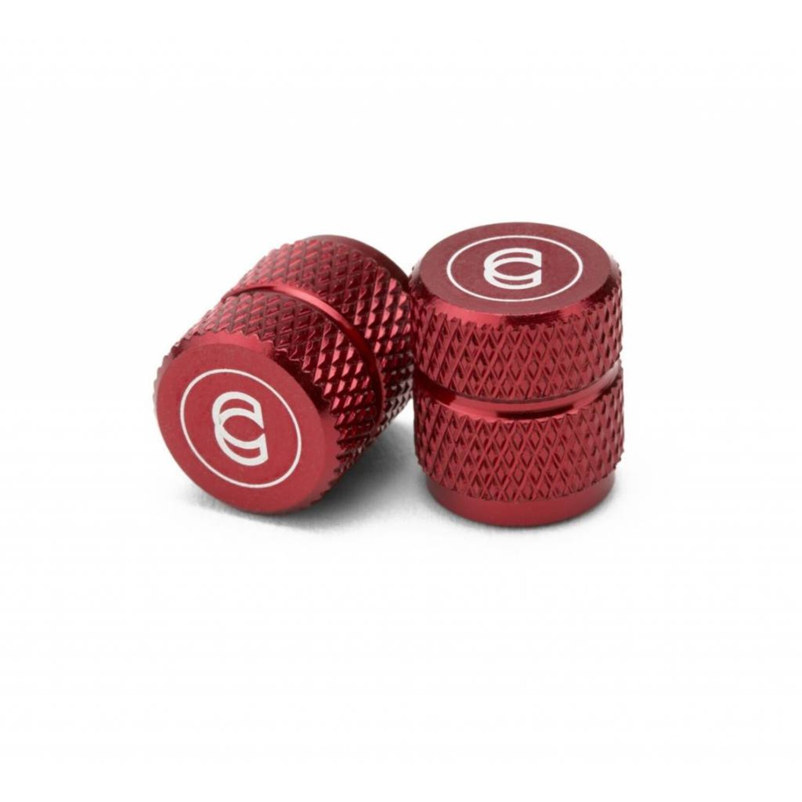 Cinema Cinema Alloy Valve Caps, Red