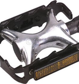 Dimension Compe Pedals Black/Silver (alloy body)