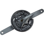 Shimano Shimano Altus FC-M2000 Crankset - 170mm, 9-Speed, 40/30/22t, Riveted, Square Taper JIS Spindle Interface, Black