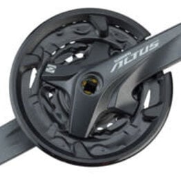 Shimano Shimano Altus FC-M2000 Crankset - 170mm, 9-Speed, 40/30/22t, Riveted, Square Taper JIS Spindle Interface, Black