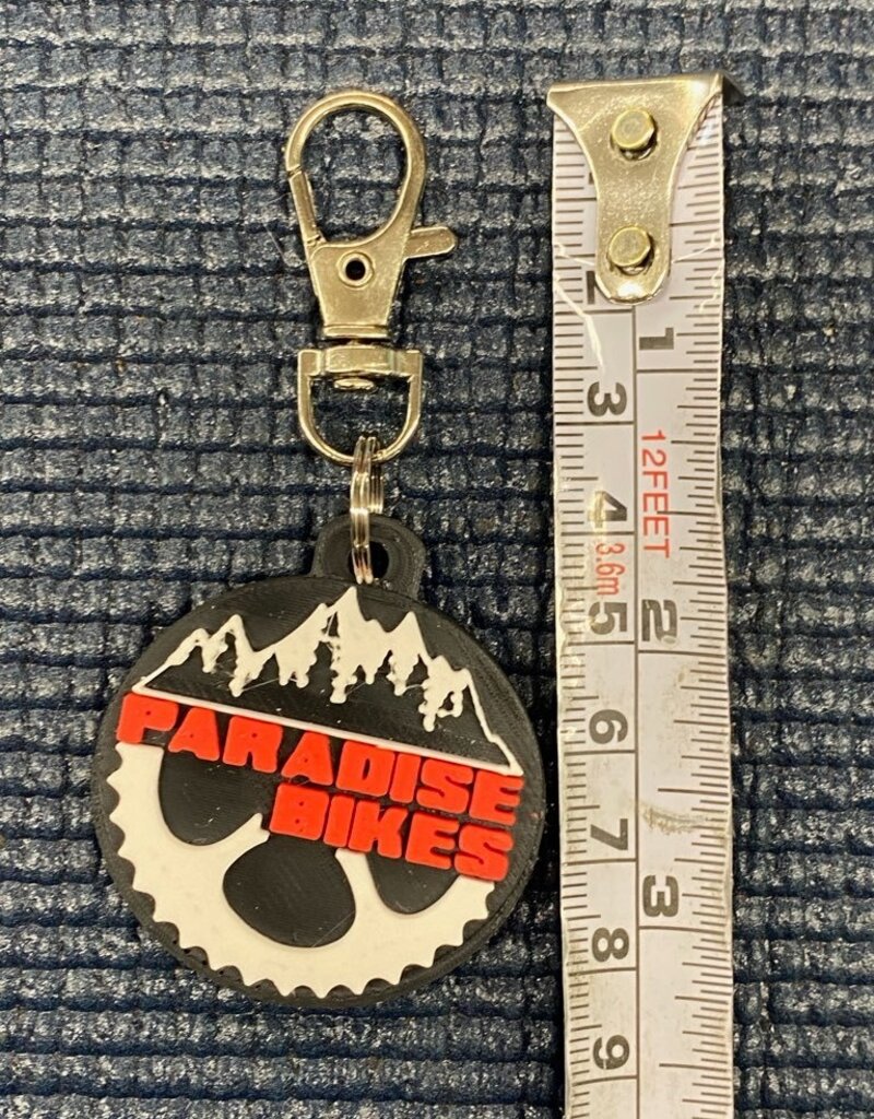Paradise Bikes Paradise Bikes Logo Keychain