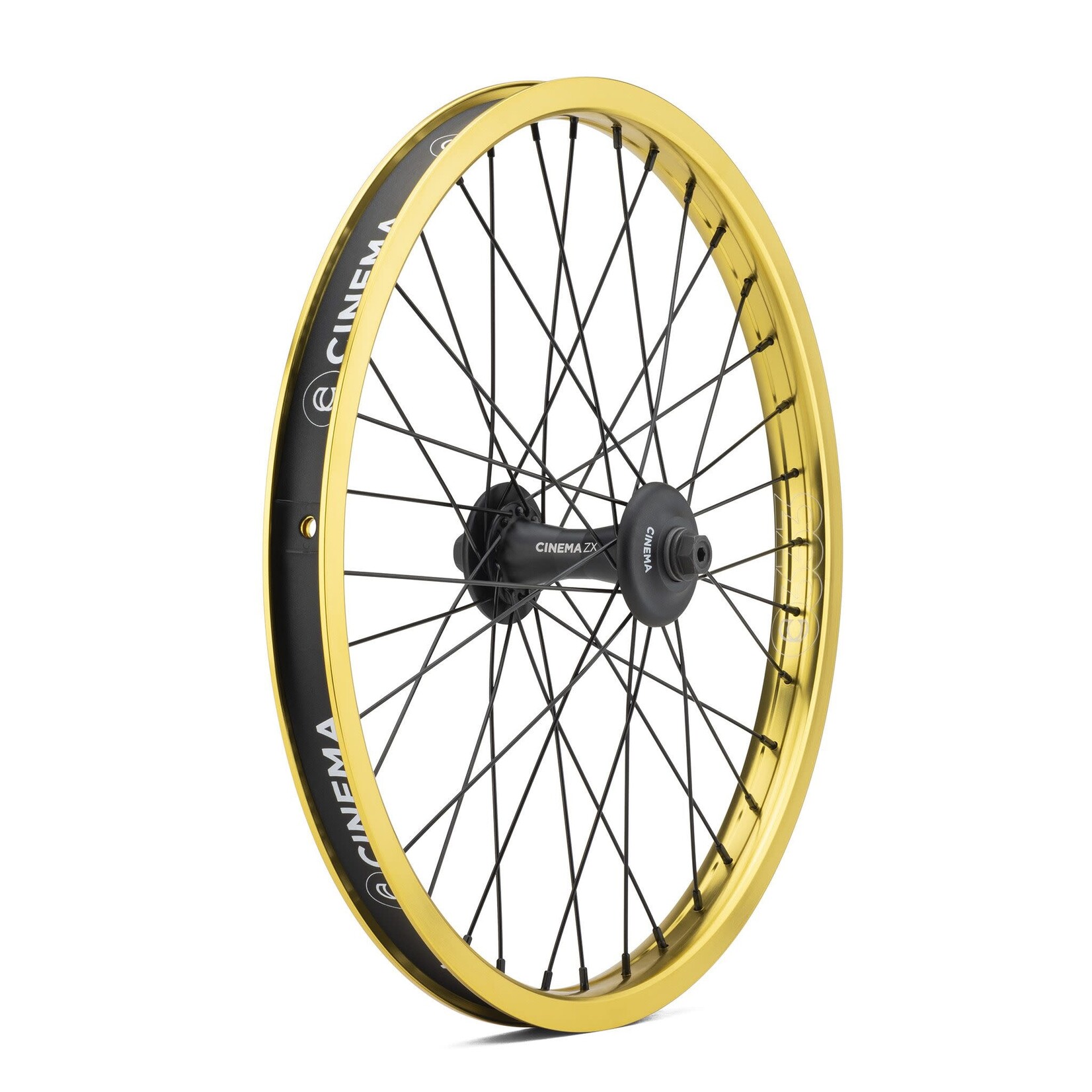 Cinema Cinema ZX 333 Front Wheel w/Hub Guard, Gold