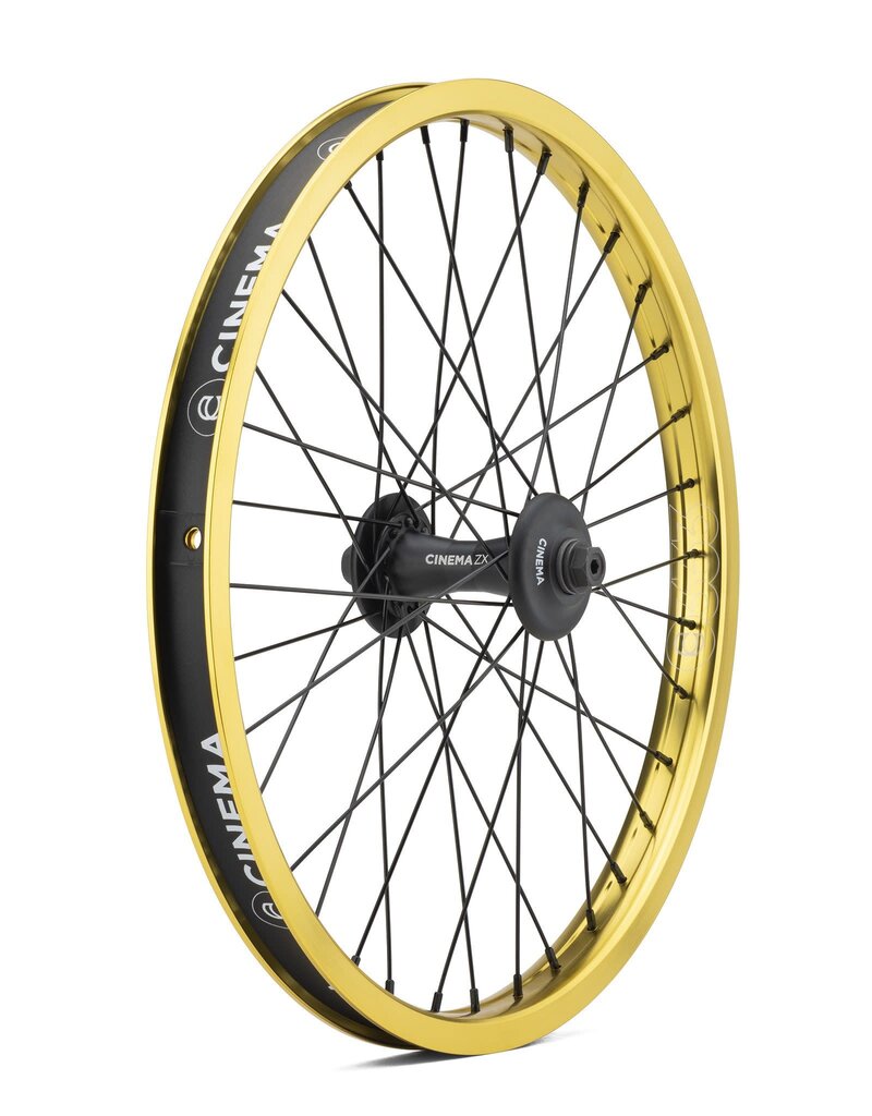 Cinema Cinema ZX 333 Front Wheel w/Hub Guard, Gold