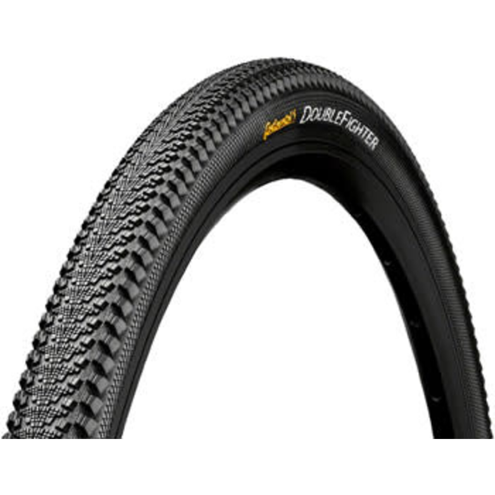 Continental 29x2.0 Continental DoubleFighter III Tire, Clincher, Wire, Black, Sport