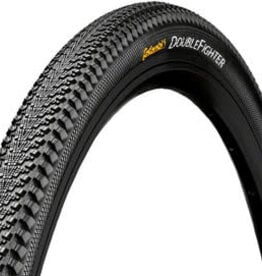 Continental 29x2.0 Continental DoubleFighter III Tire, Clincher, Wire, Black, Sport