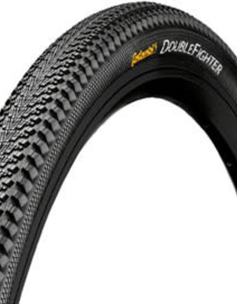 Continental 29x2.0 Continental DoubleFighter III Tire, Clincher, Wire, Black, Sport