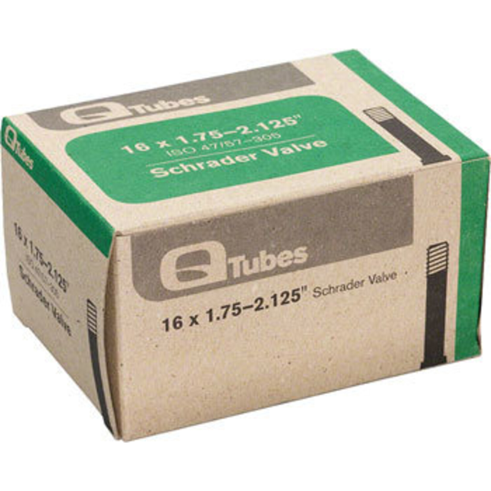 Teravail 16x1.50-2.25 Teravail Schrader Valve Tube 102g *Low Lead Valve*