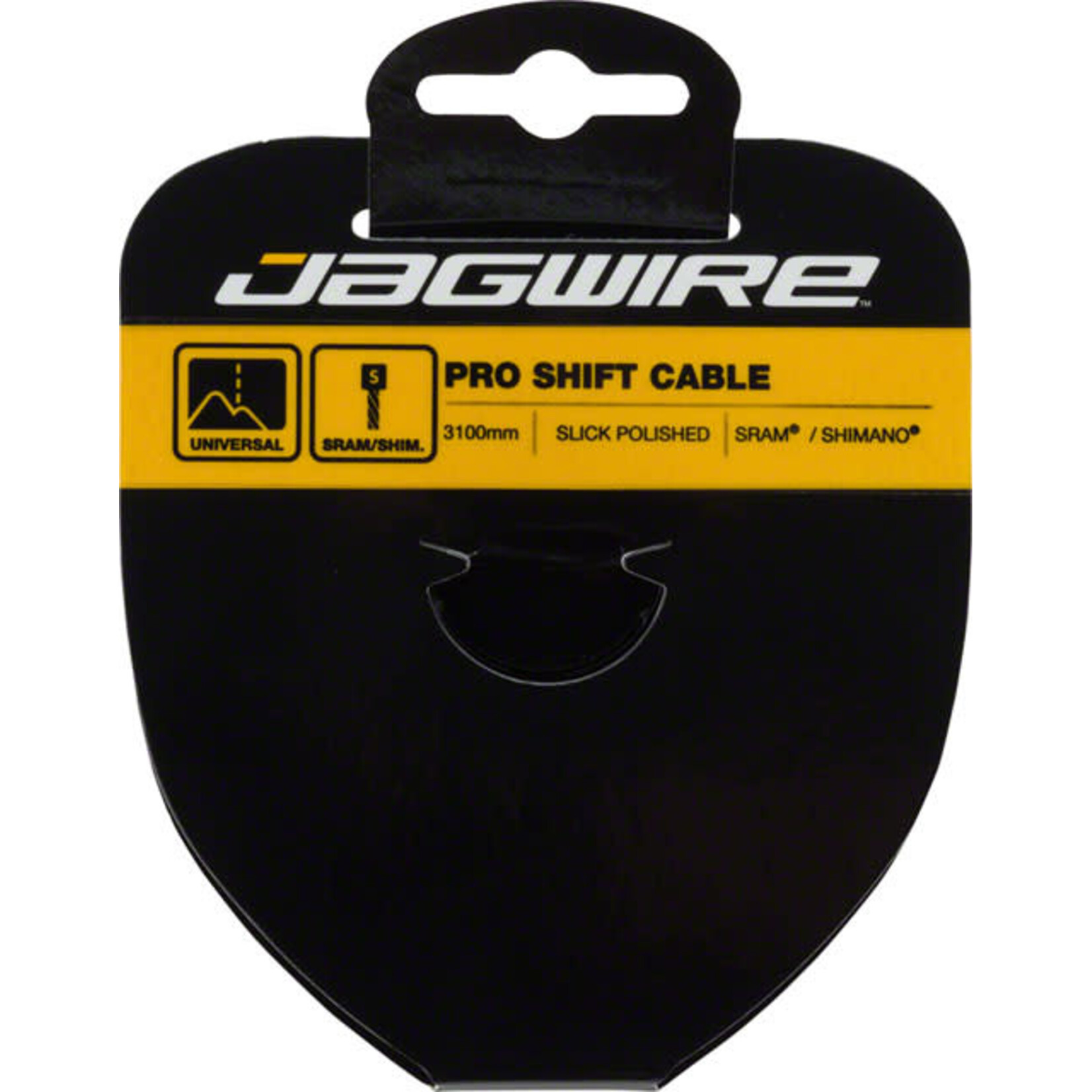 Jagwire Pro Shift Cable, 1.1x 3100mm, polished slick stainless steel, sram, shimano