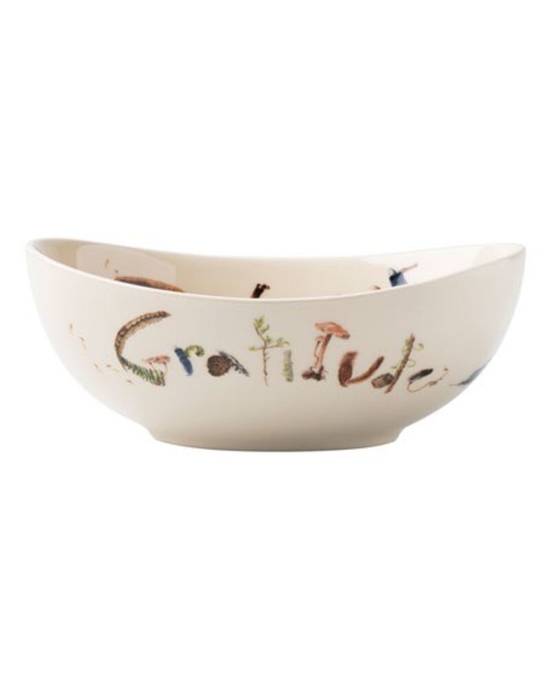 Forest Walk Oval Love & Gratitude Bowl