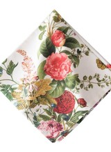 Field of Flowers White Napkin