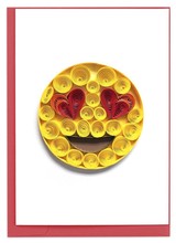 Quilling Card Love Emoji-Gift Enclosure