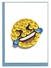 Quilling Card Laughing Emoji-Gift Enclosure