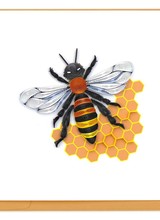 Quilling Card Honey Bee