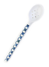 Mackenzie-Childs Royal Check Slotted Spoon