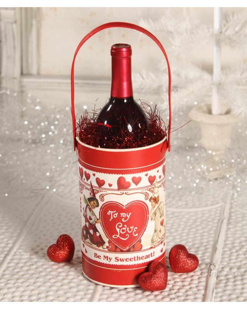Bethany Lowe Designs Valentine Wine Bucket