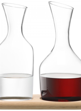 LSA Internatinal Wine&Water Caraffe Set Oak Base