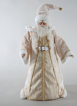 Katherine's Collection Cream Santa Doll