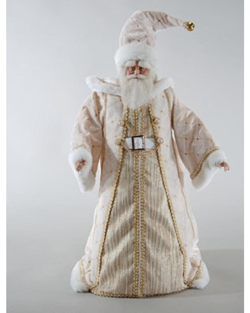 Katherine's Collection Cream Santa Doll