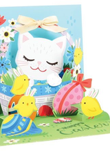 Up With Paper Easter Kitten